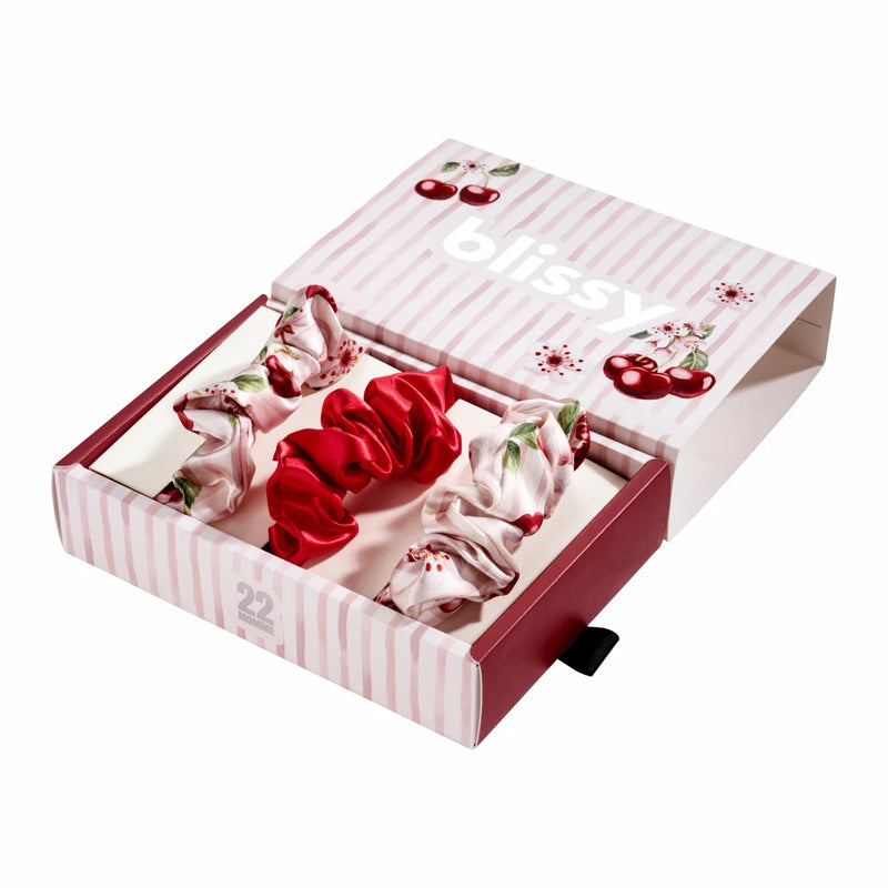 Blissy Scrunchies - Cherry Blossom