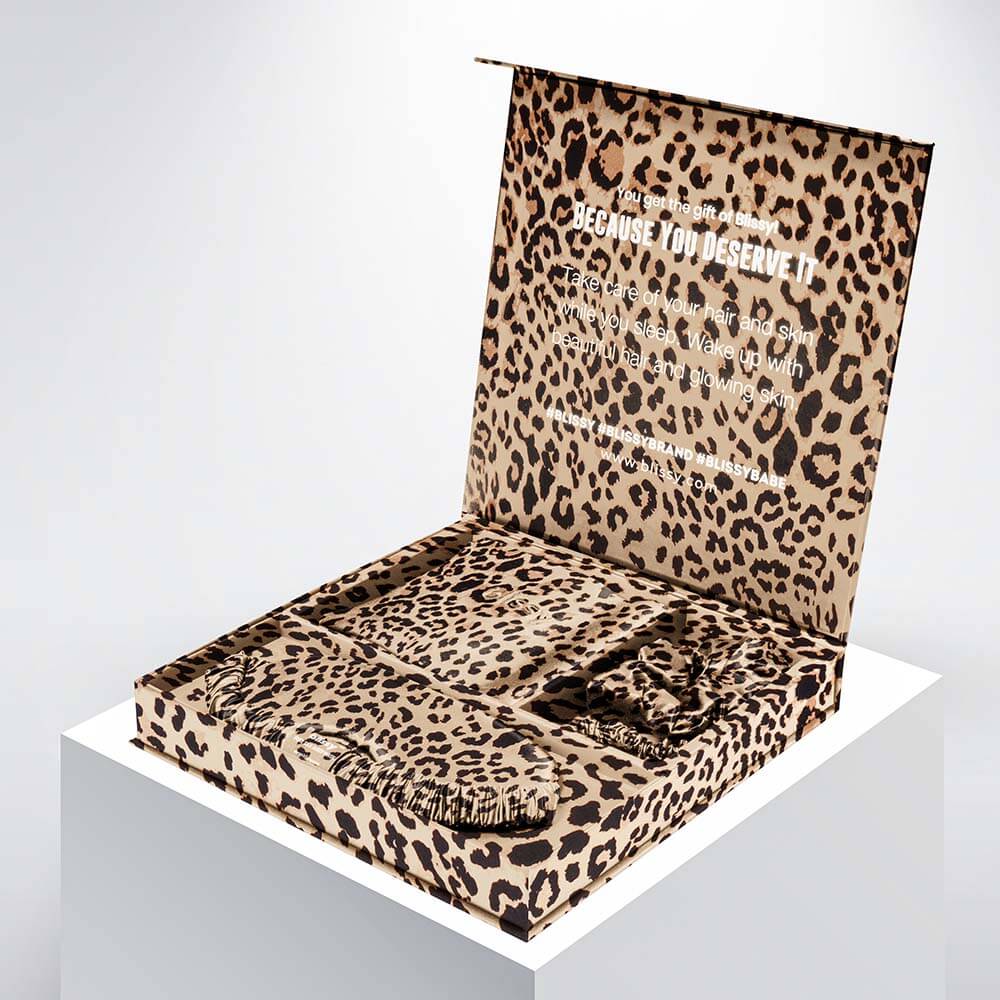 Blissy Leopard Dream Set - 100% Mulberry 22-Momme Silk Pillowcase - Queen -  Canada