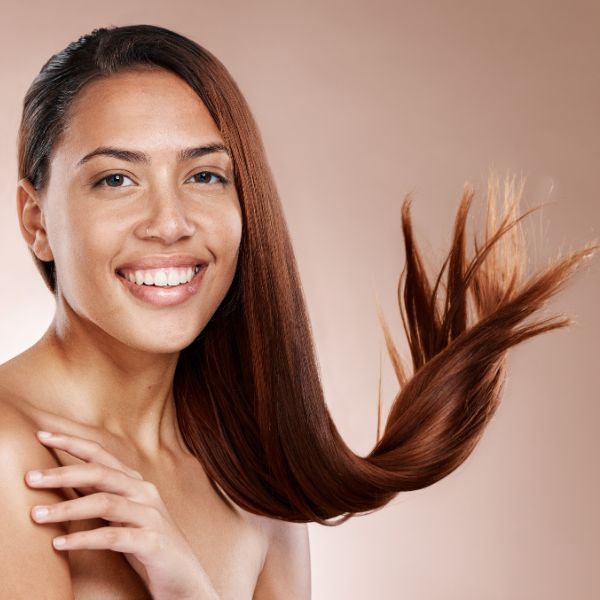 get rid of frizz and keep hair smooth