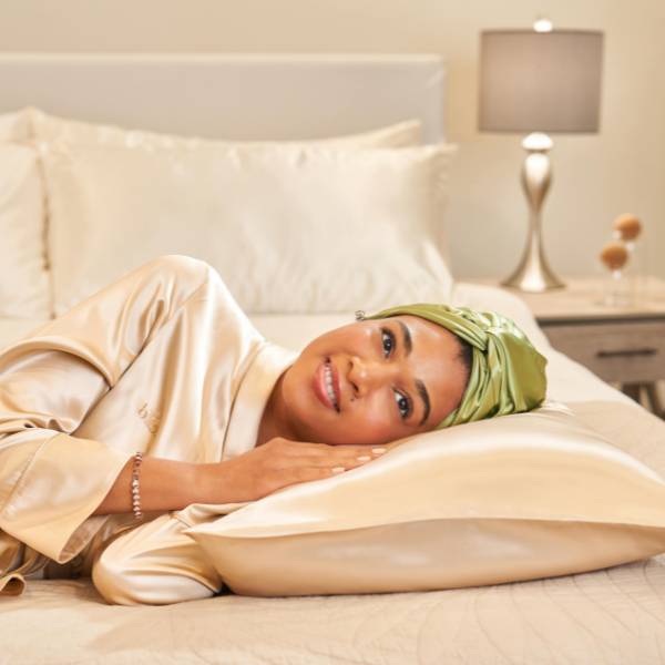 silk hair bonnet from blissy