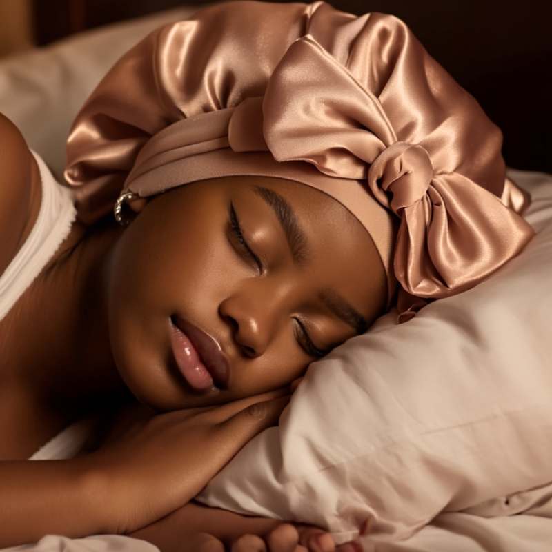 Is Sleeping in a Satin Hair Bonnet Good for Your Hair?