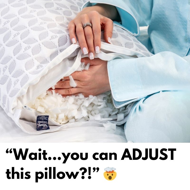 How a Shredded Memory Foam Pillow Supports Neck and Spine Health