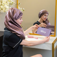 Blissy Cascade Bonnet - Plum