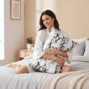 Pillowcase - Light Marble - King
