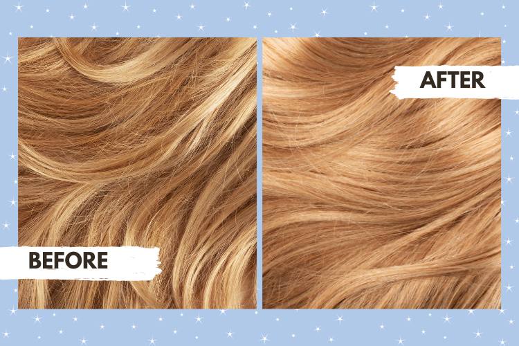 before and after pillowcase bleaching results