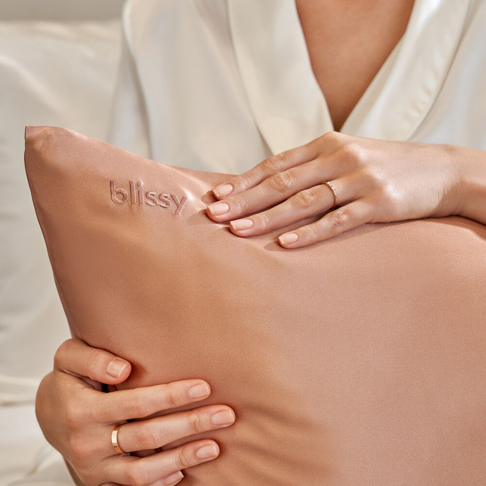 Queen Cinnamon Pillowcase – Blissy Premium Silk