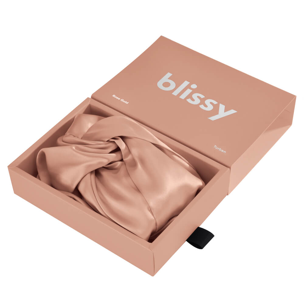 Blissy Rose Gold Blissy Bonnet Lifestyle – Mulberry Silk
