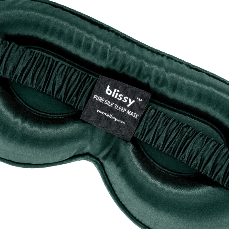 Sleep Mask - Emerald - Profile