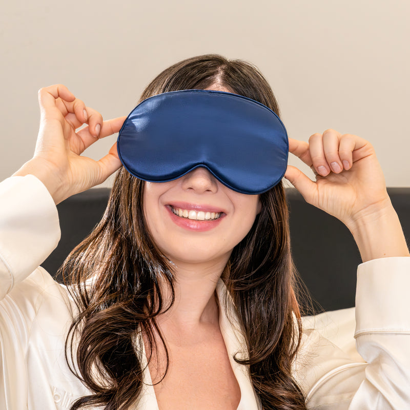 Sleep Mask - Blue - Profile