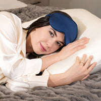 Sleep Mask - Blue - Profile
