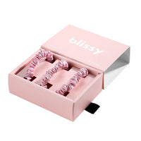 Blissy Skinny Scrunchies - Blush