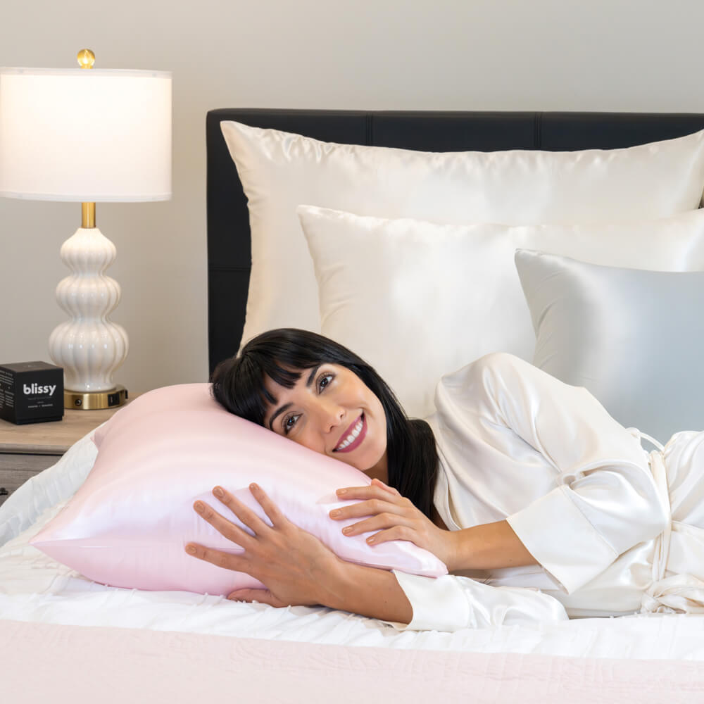 Blissy Mulberry Silk Pillowcase – Blush Standard