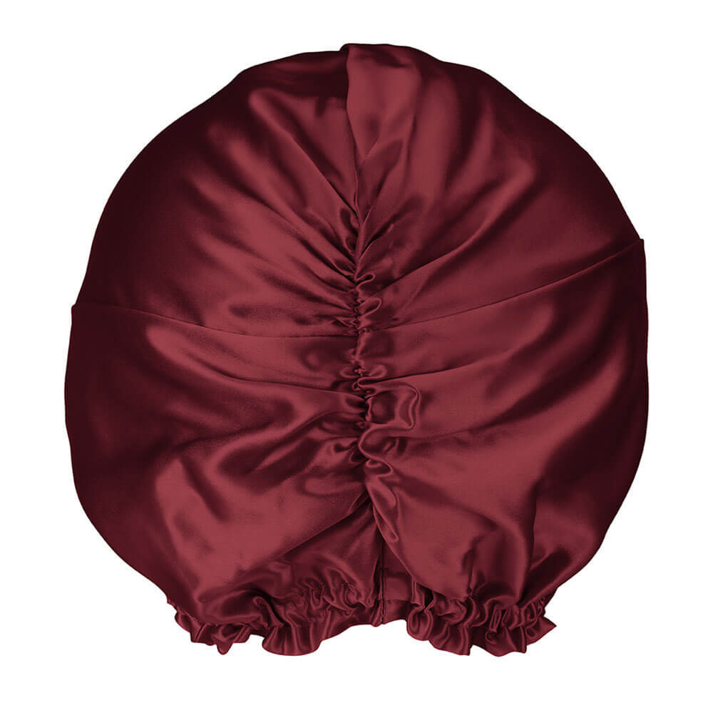 Blissy Mulberry Silk Blissy Bonnet – Burgundy