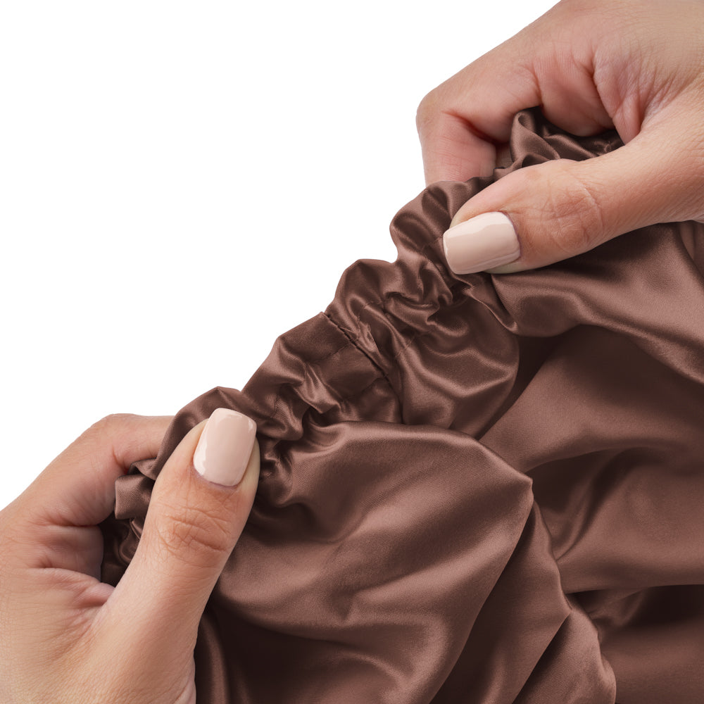 Chocolate Blissy Bonnet – Blissy Premium Silk