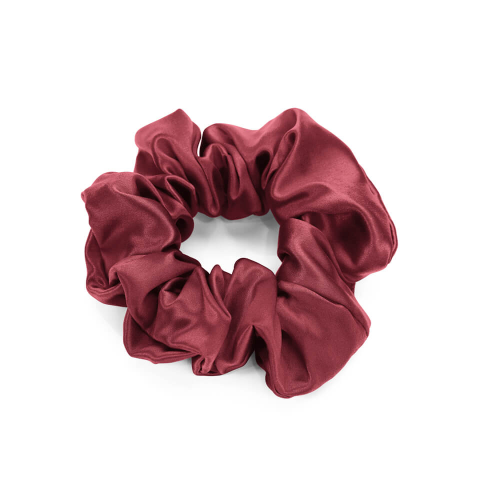 Blissy Burgundy Blissy Scrunchies Lifestyle – Mulberry Silk