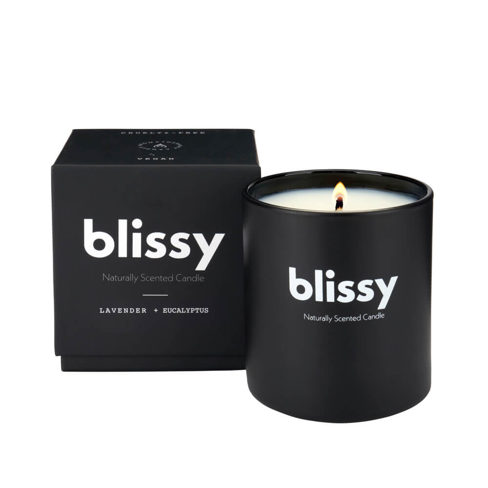 Lavender & Eucalyptus Mulberry Silk Blissy Candle – Blissy