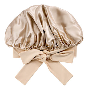 Blissy Bow Bonnet - Champagne