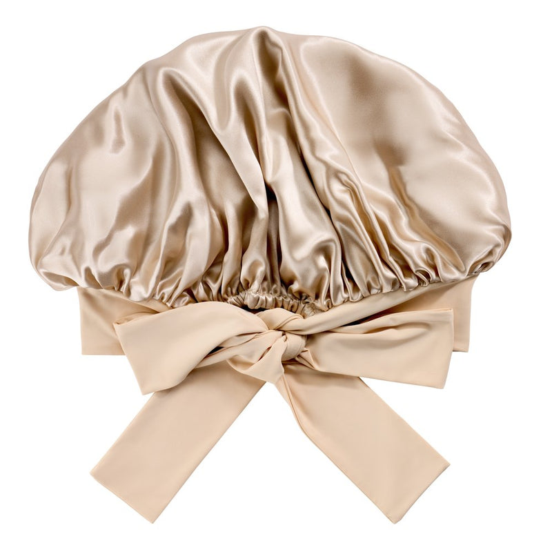 Blissy Bow Bonnet - Champagne