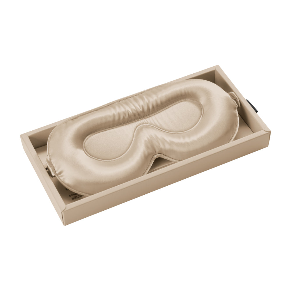 Champagne Mulberry Silk Sleep Mask – Blissy