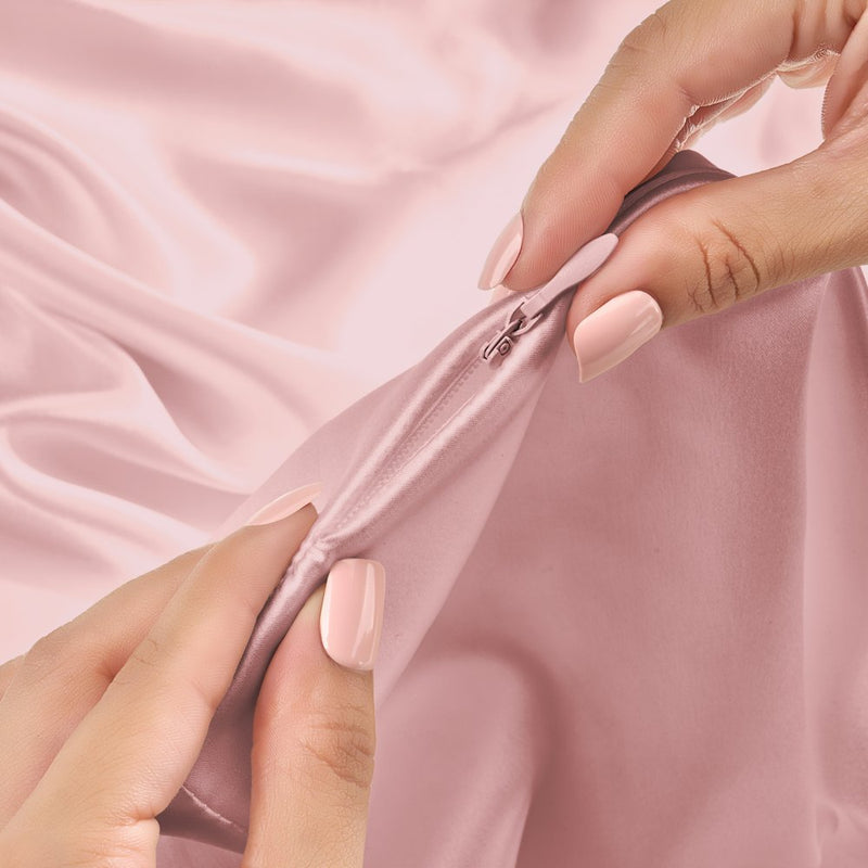 Crescent Pillowcase - Pink - King