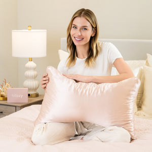 Crescent Pillowcase - Pink - King
