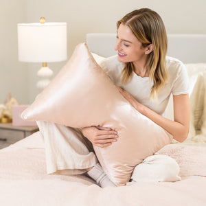 Crescent Pillowcase - Pink - King