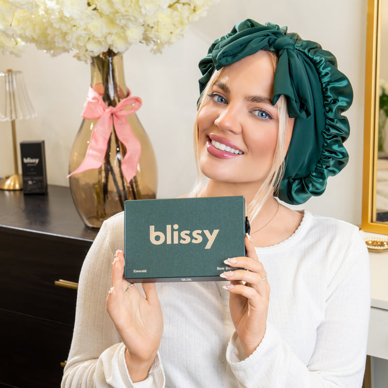 Blissy Bow Bonnet - Emerald