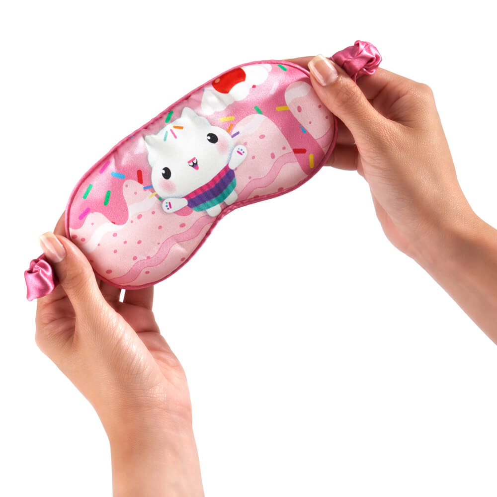 Gabby'S Dollhouse Junior Sleep Mask Close-Up – Blissy 22 Momme Silk