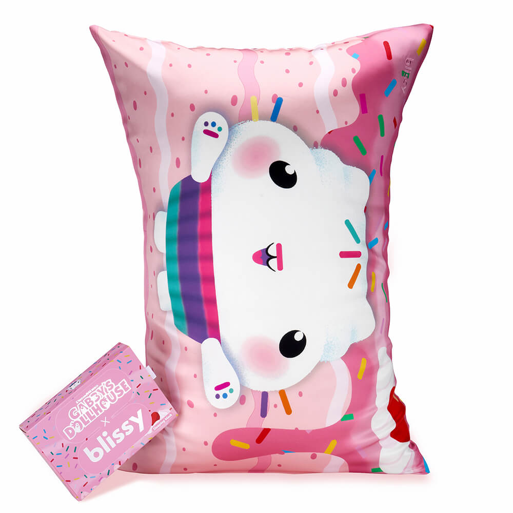 Blissy Queen Gabby'S Dollhouse Pillowcase Lifestyle – Mulberry Silk