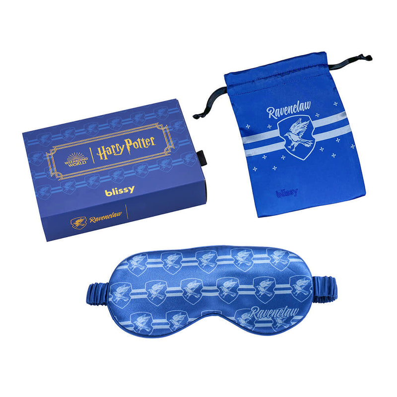 Sleep Mask - Harry Potter - Ravenclaw™ - Blissy Harry Potter Sleep Mask – 22 Momme Mulberry Silk, 100% Silk