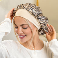 Blissy Halo Bonnet - Leopard