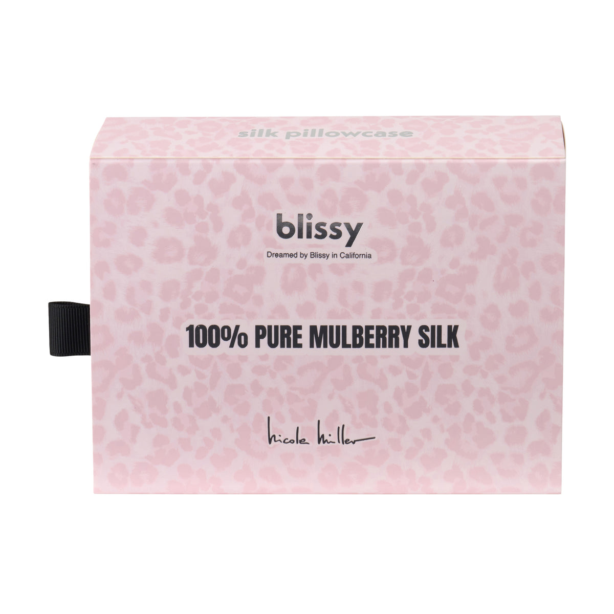 Blissy Mulberry Silk Pillowcase – Mauve Cheetah King