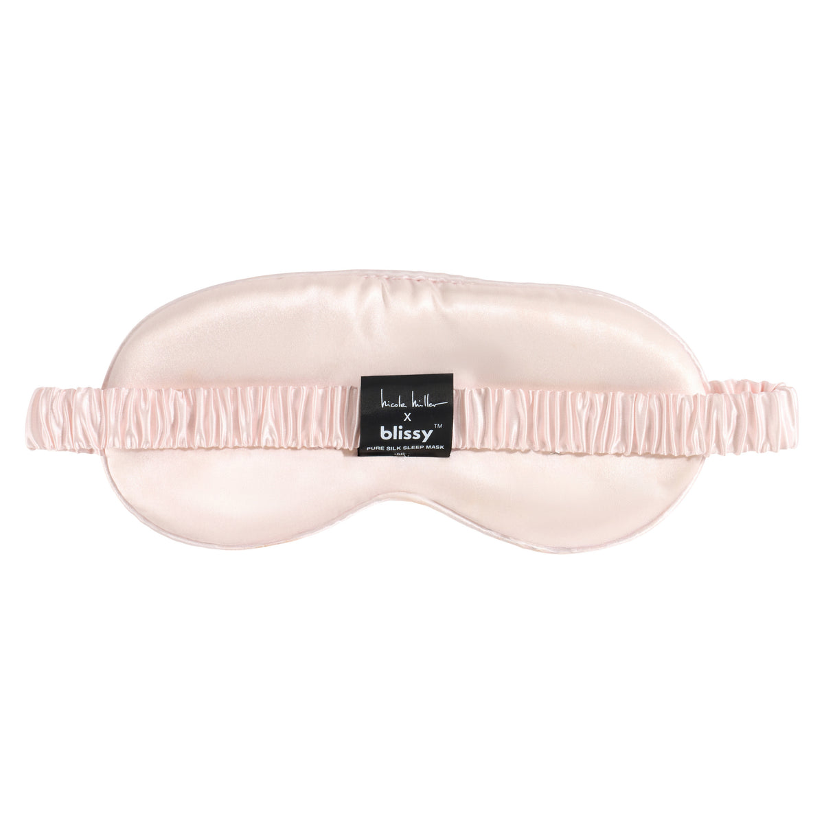 Mauve Cheetah Sleep Mask Close-Up – Blissy 22 Momme Silk