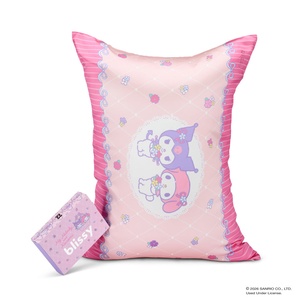 Blissy Pillowcase - Hello Kitty - My Melody™ & Kuromi™ - Standard