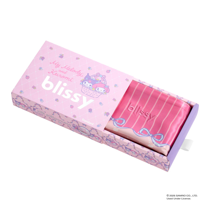 Blissy Pillowcase - Hello Kitty - Melody & Kuromi - Queen