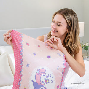 Blissy Pillowcase - Hello Kitty - Melody & Kuromi - Standard