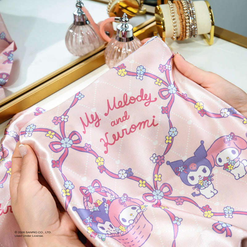 Blissy Pillowcase - Hello Kitty - Melody & Kuromi - Standard