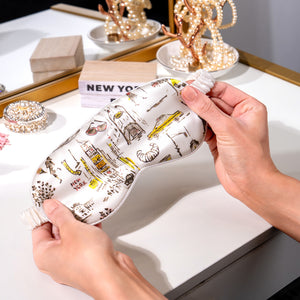 Sleep Mask - Nicole Miller - NY to Paris