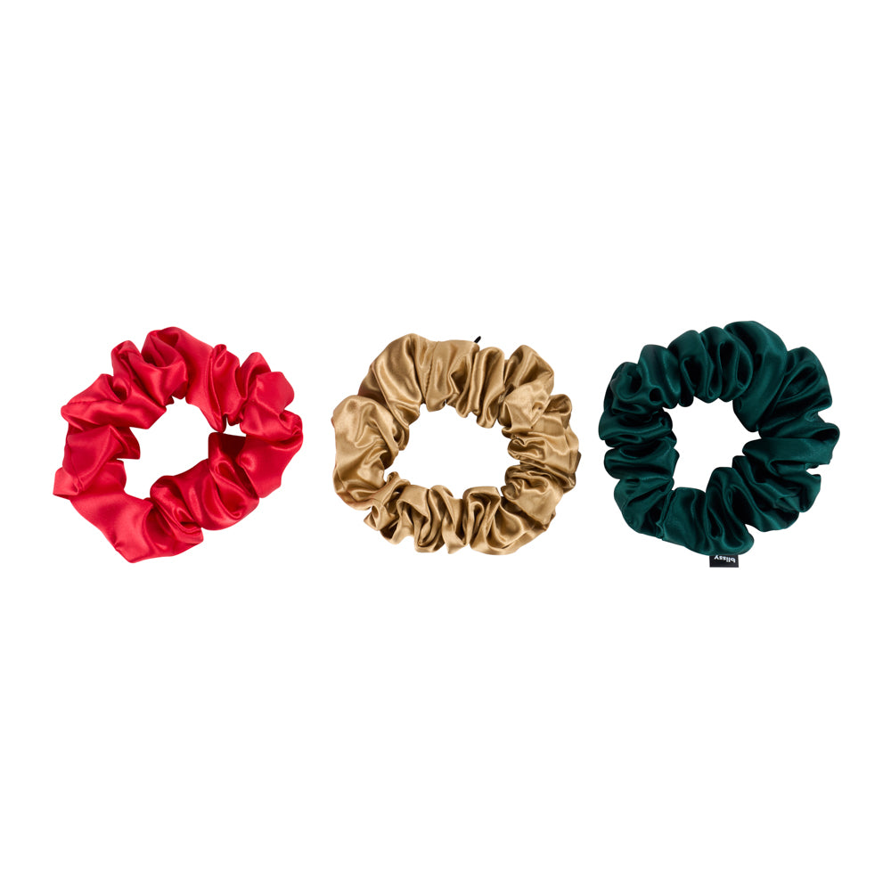 Blissy Pearl Scrunchie Ornament (3-Piece Set) – Blissy Mulberry Silk