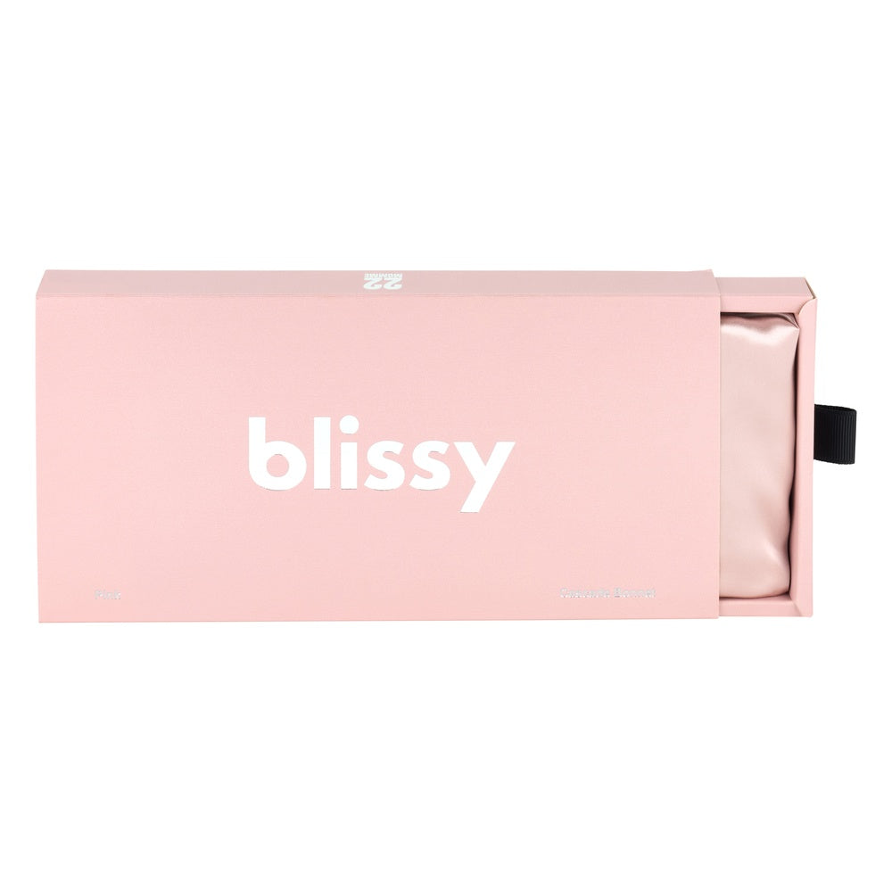 Blissy Mulberry Silk Blissy Cascade Bonnet – Pink