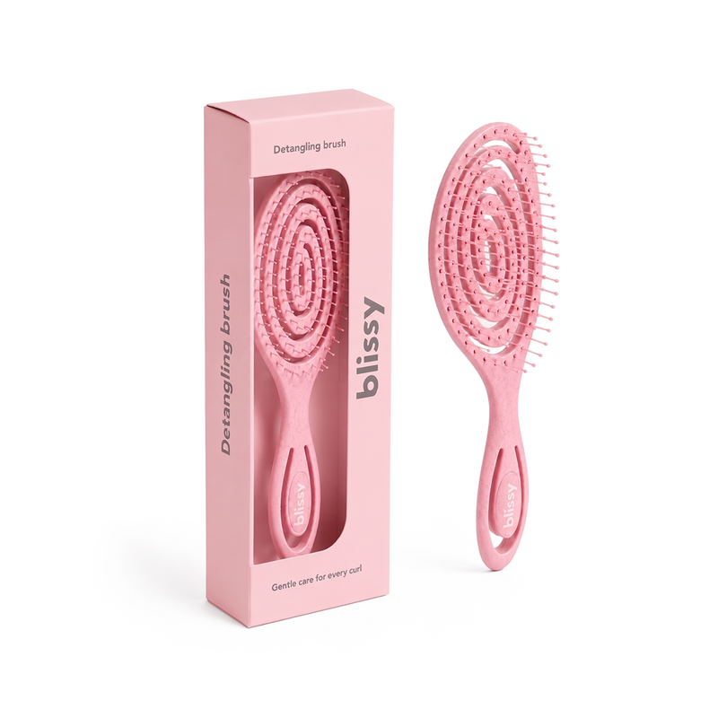 Blissy Detangling Brush - Pink