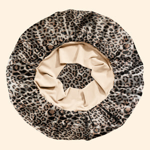 Blissy Halo Bonnet - Leopard
