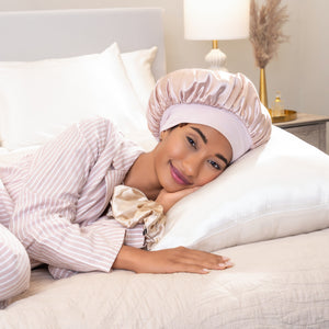 Blissy Halo Bonnet -  Pink