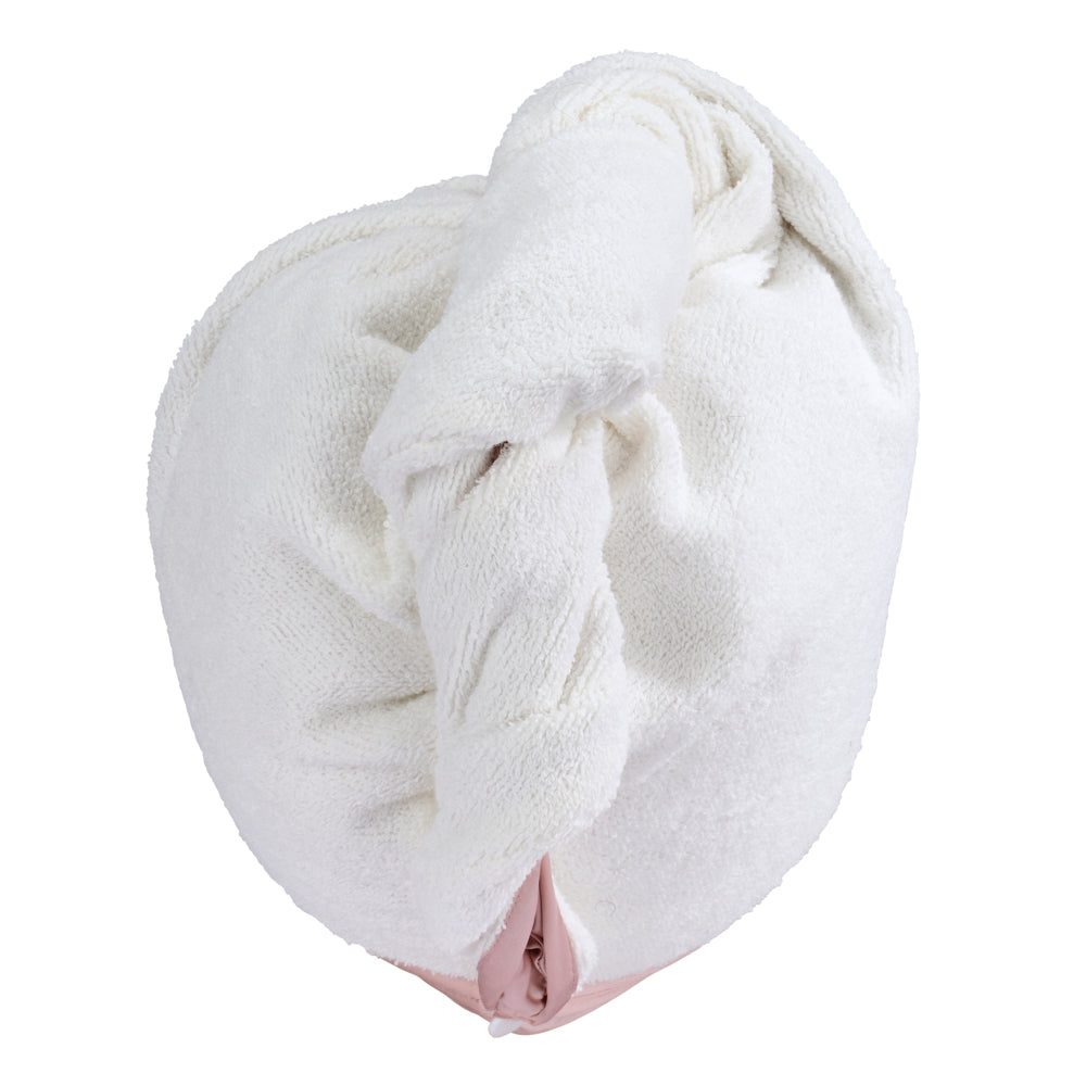 Blissy Pink Reversible Towel – 22 Momme Mulberry Silk, 100% Silk