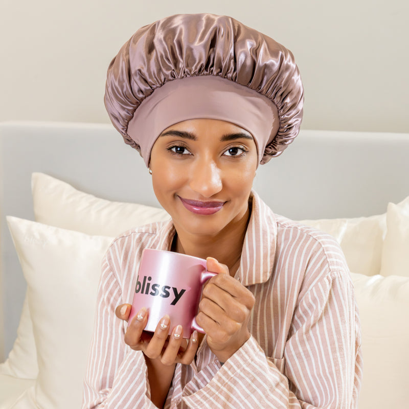 Blissy Halo Bonnet - Plum