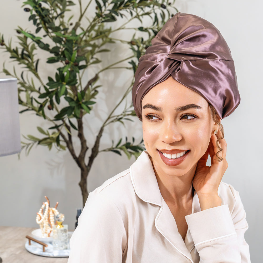 Blissy Bonnet - Plum - Large