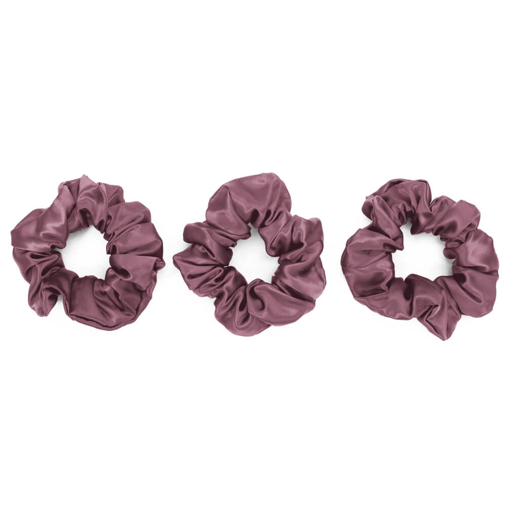 Blissy Mulberry Silk Blissy Scrunchies – Plum