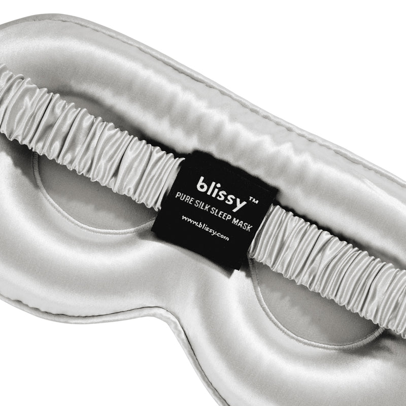 Sleep Mask - Silver - Profile
