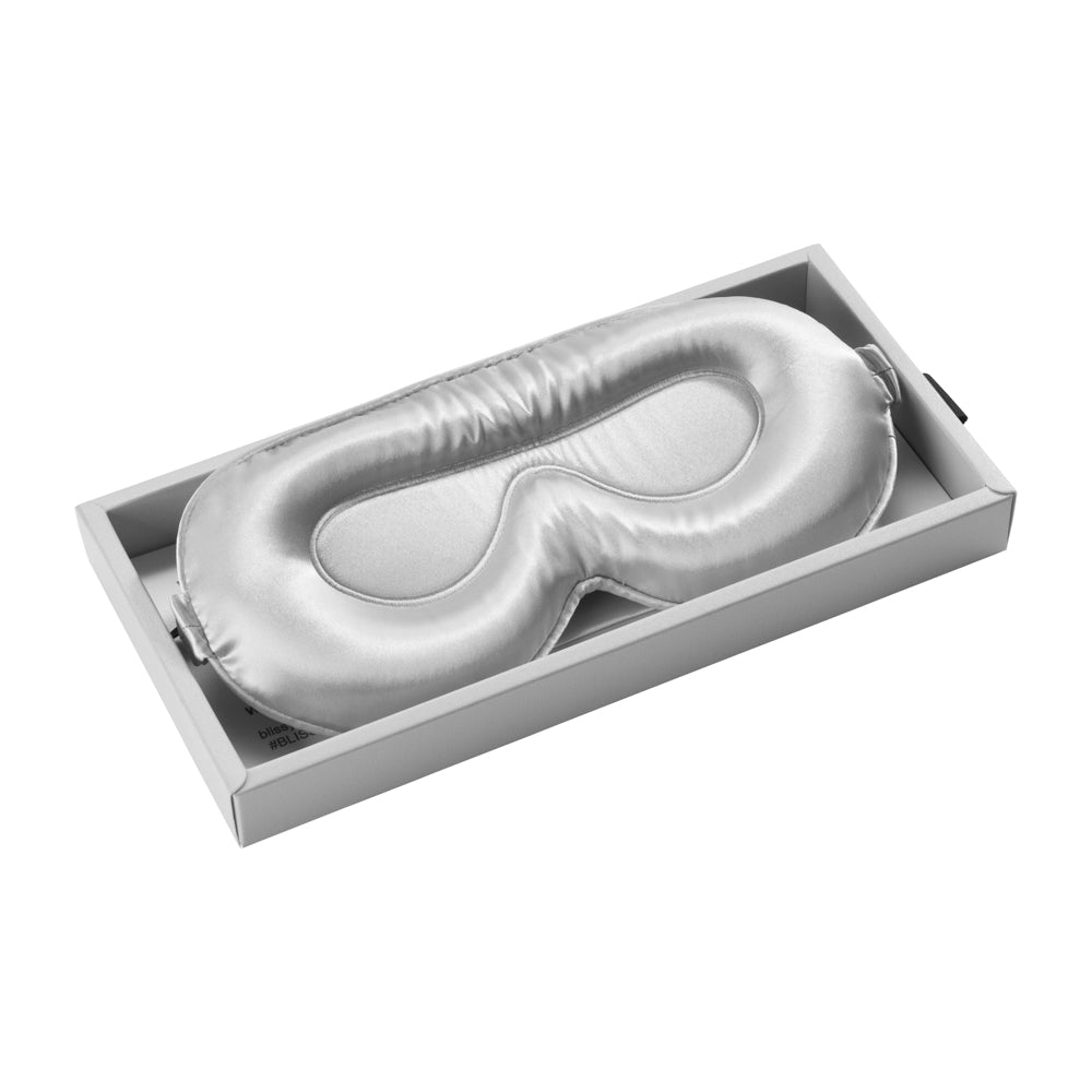 Silver Mulberry Silk Sleep Mask – Blissy