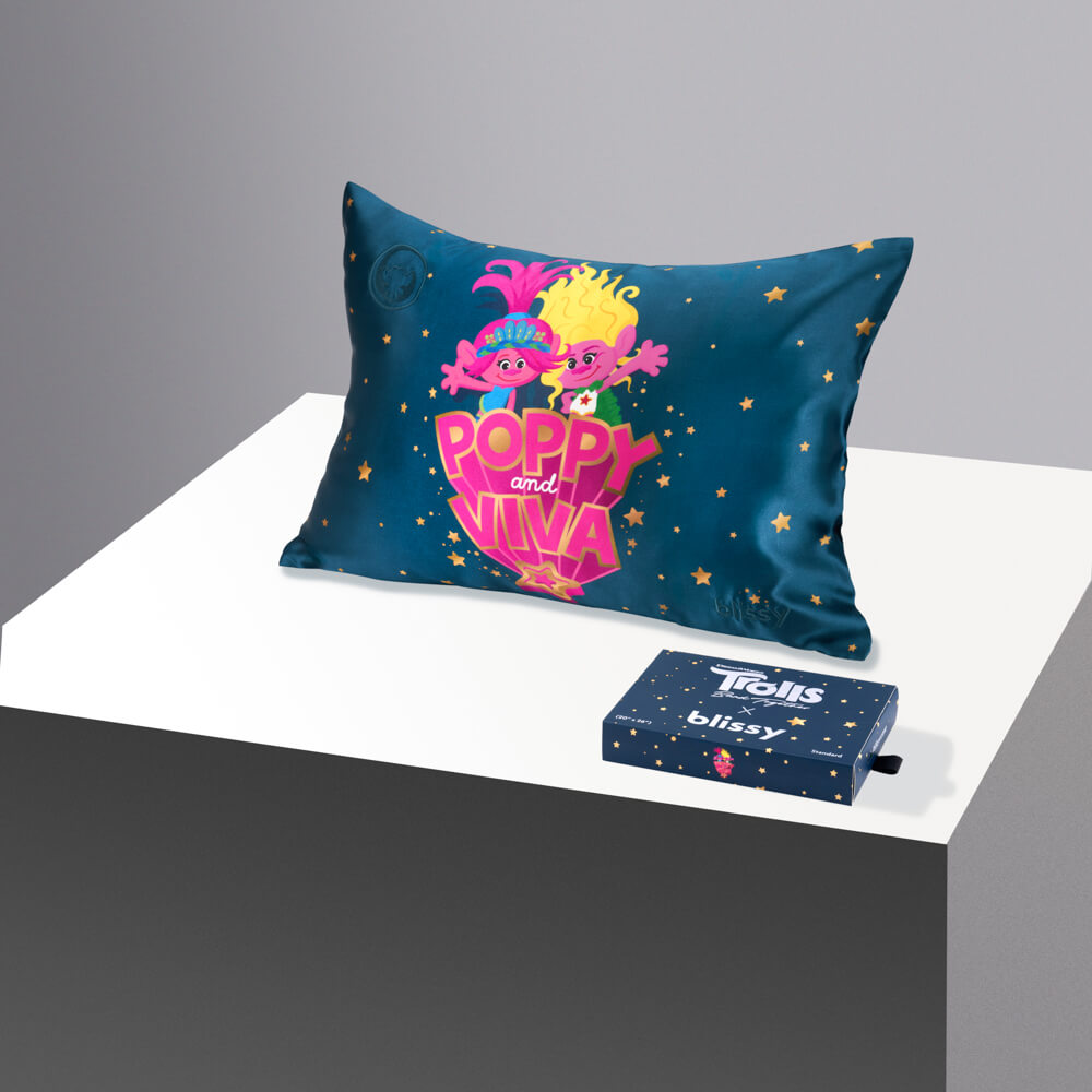 Blissy Trolls Pillowcase – 22 Momme Mulberry Silk, 100% Silk
